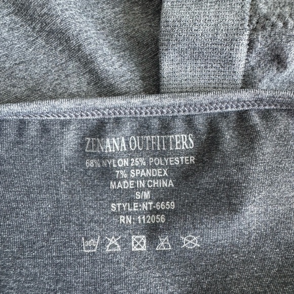 Zenana bras/camisoles. Both women’s size S/M. Bright neon orange and grey. - Picture 7 of 7